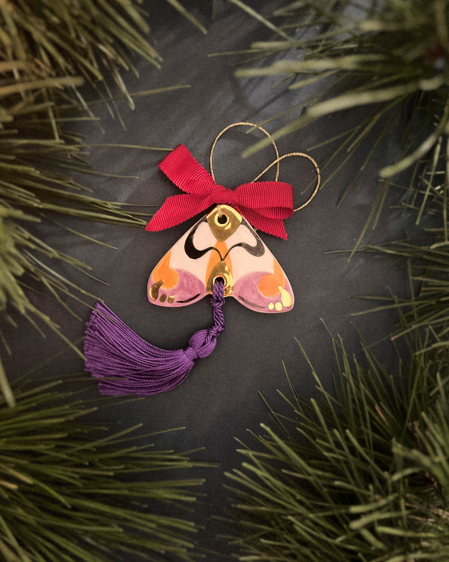 Emperor Moth Ornament